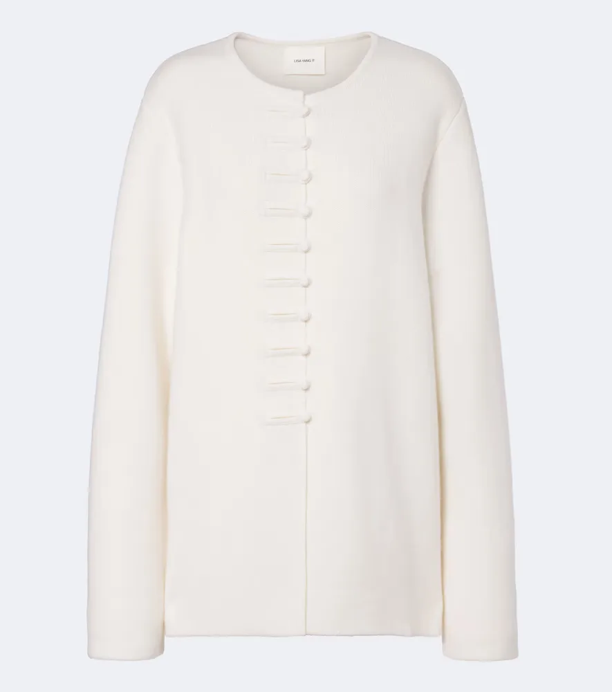 Han Fu Cashmere Cardigan by Lisa Yang