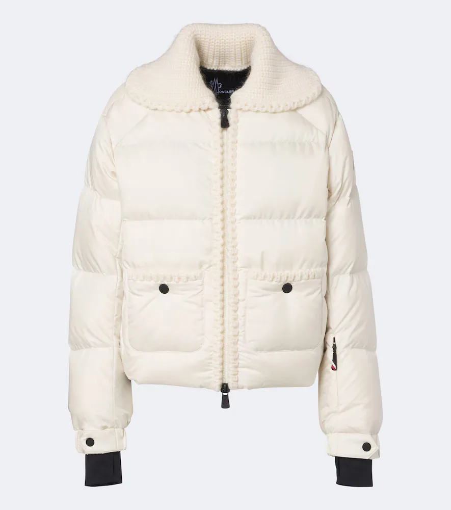 Grenoble Wool-Trimmed Down Ski Jacket by Moncler