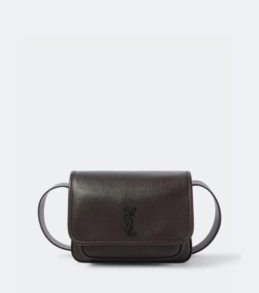 Niki Small Leather Messenger Bag by Saint Laurent