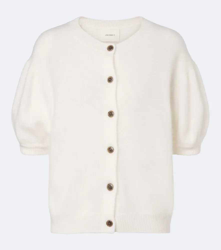 Lucianne Brushed Cashmere Cardigan by Lisa Yang