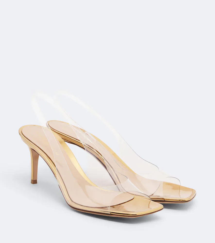 PVC Slingback Sandals by Gianvito Rossi