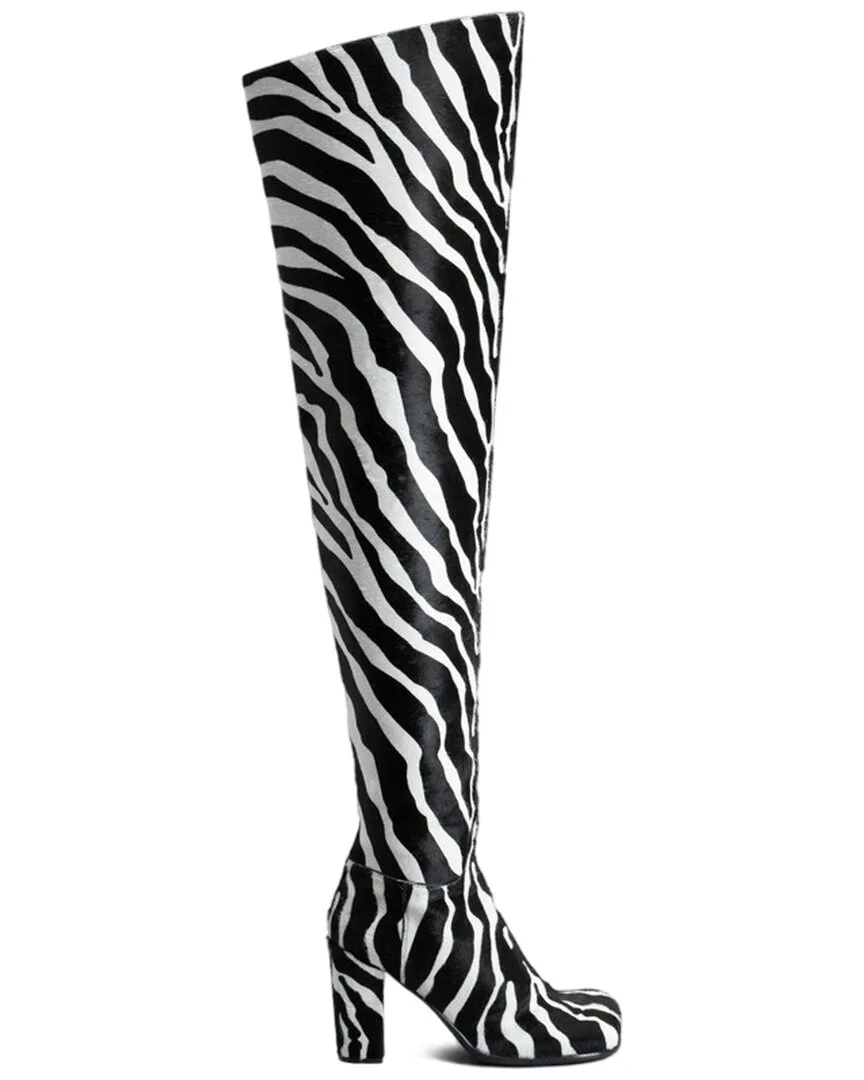 Storm High Leather Boot by Bottega Veneta