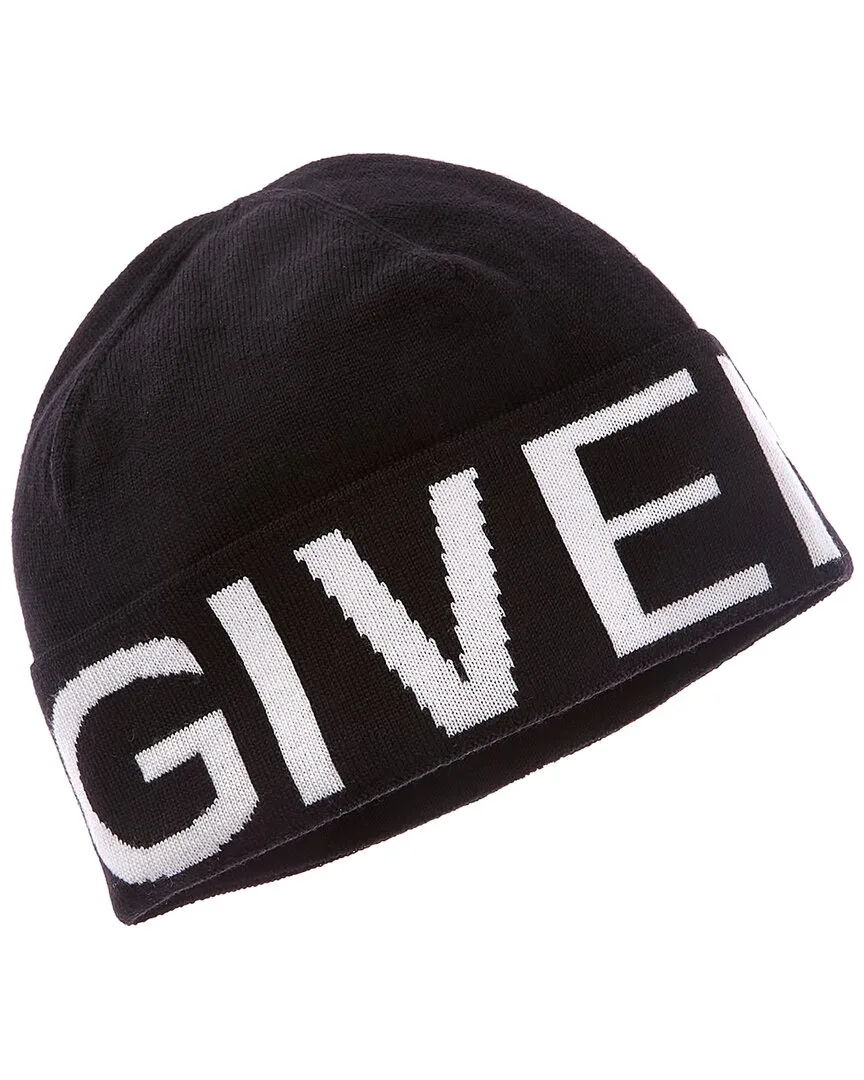 Jacquard Wool Beanie by GIVENCHY