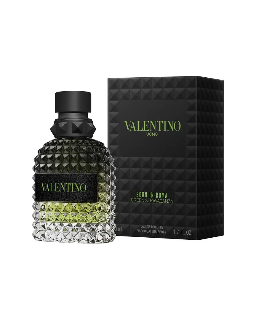 1.7Oz Uomo Born in Roma Green Stravaganza Edt Spray by Valentino