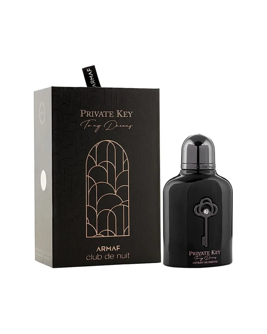 3.4oz Club De Nuit Private Key to My Dreams Extrait De Parfum Spray by Armaf