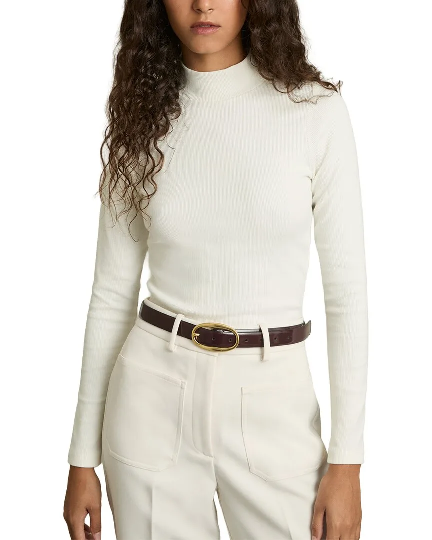 Polly Ribbed Top by Reiss