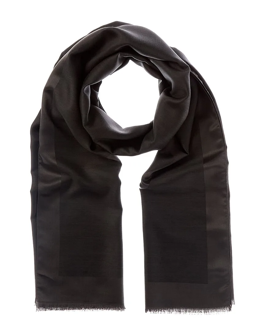 Oblong 4G Wool & Silk-Blend Scarf by GIVENCHY