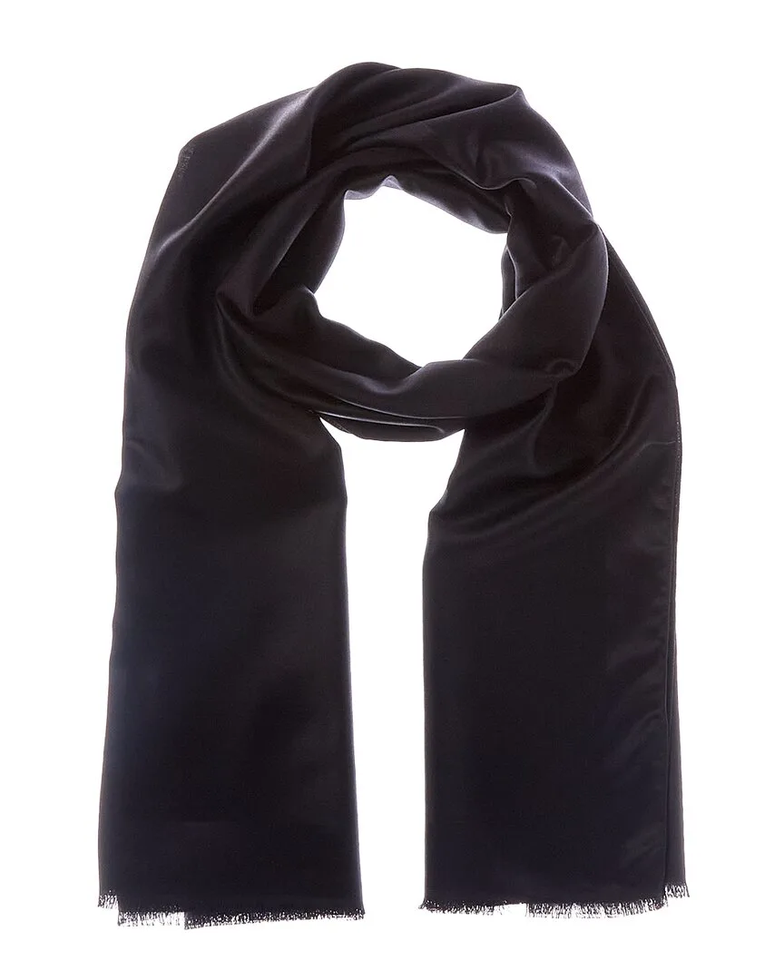 Oblong 4G Silk & Wool-Blend Scarf by GIVENCHY