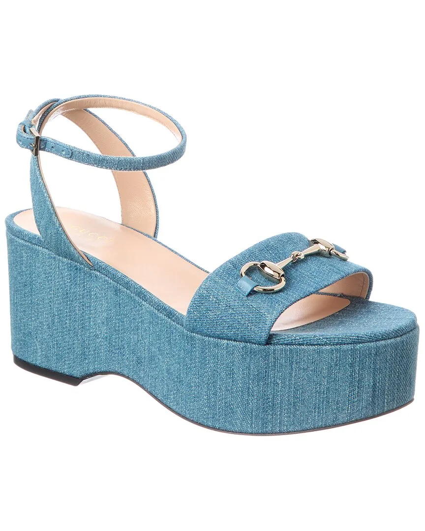 Gg Platform Sandal by Gucci
