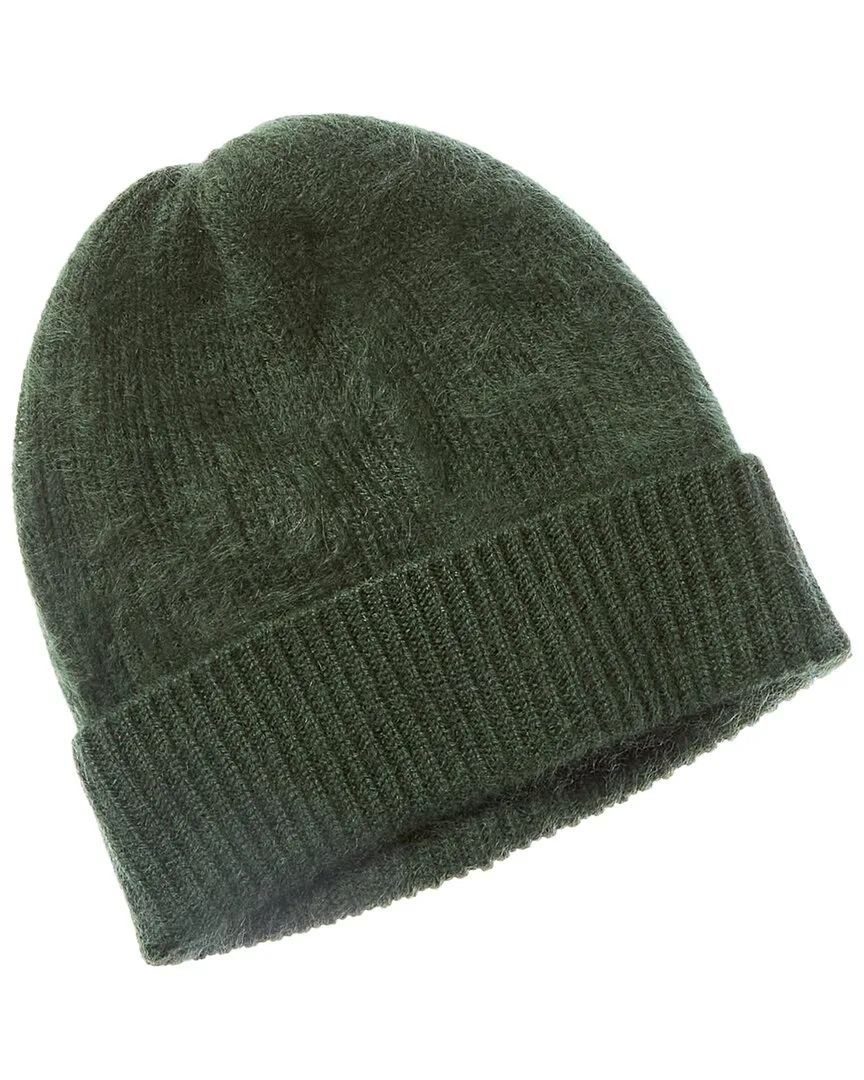 Brushed Cashmere Chunky Rib Hat