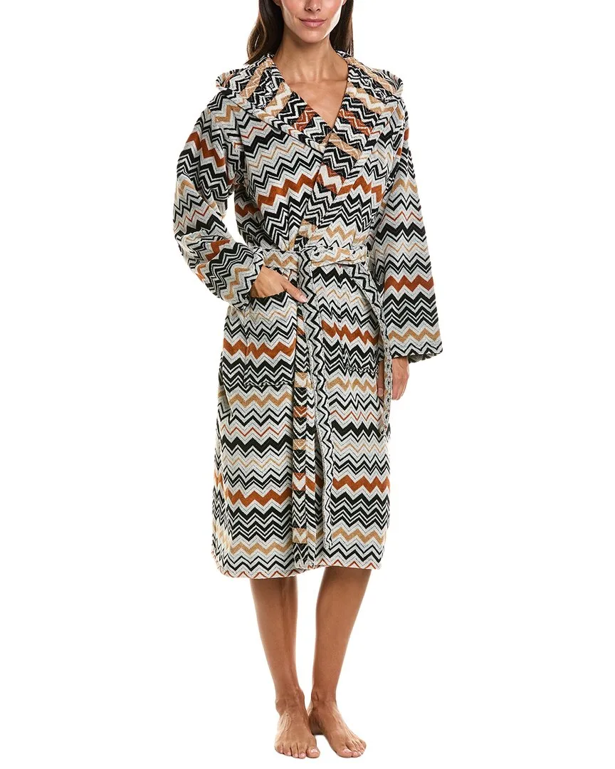 Bernard Hooded Bathrobe by Missoni