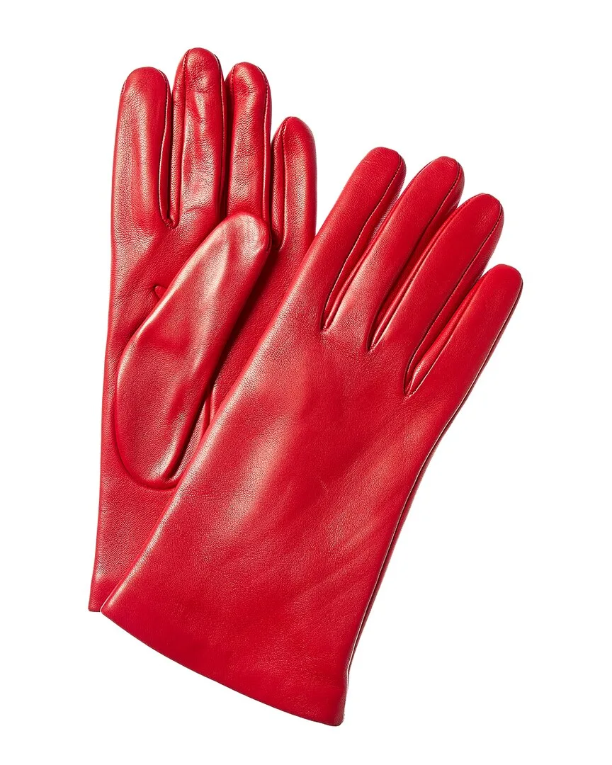 Cashmere-Lined Leather Gloves by Portolano