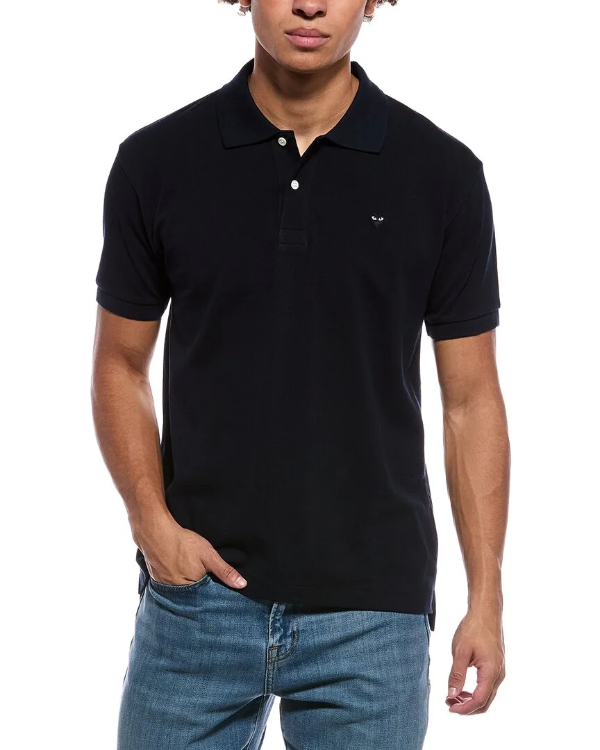 Tiny Heart Polo Shirt by Comme Des Garcons Play