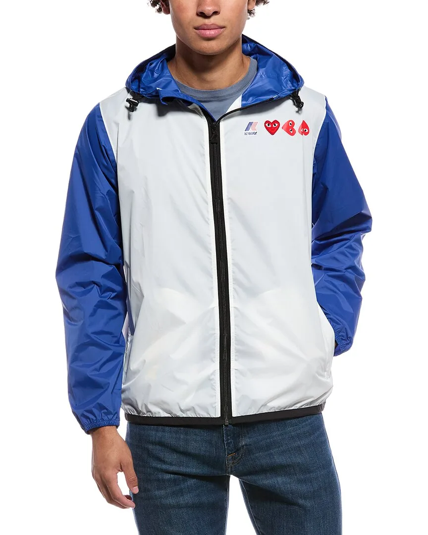 K Way x Us Open Surf Jacket by Comme Des Garcons Play