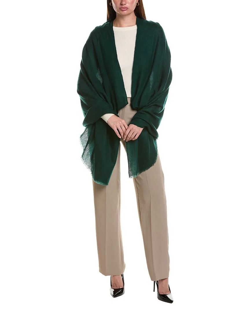 Plain Weave Solid Cashmere Wrap