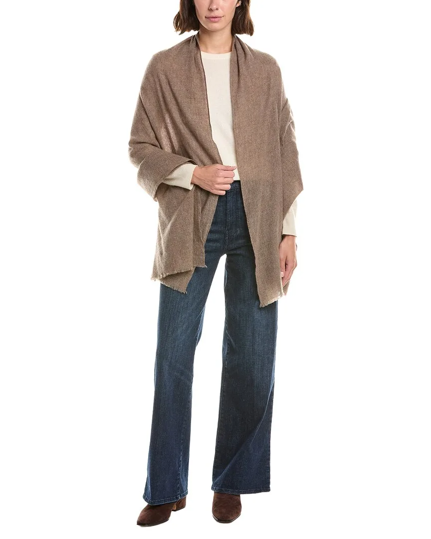 Plain Weave Solid Cashmere Wrap