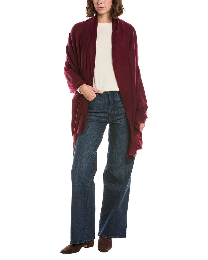 Plain Weave Solid Cashmere Wrap