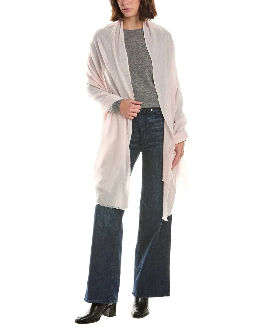 Plain Weave Solid Cashmere Wrap