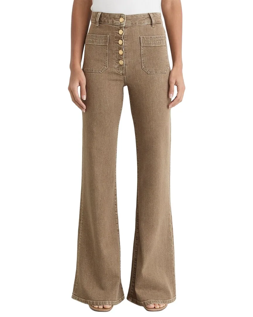 Cali Twin Pocket Button Flared Jean by Reiss