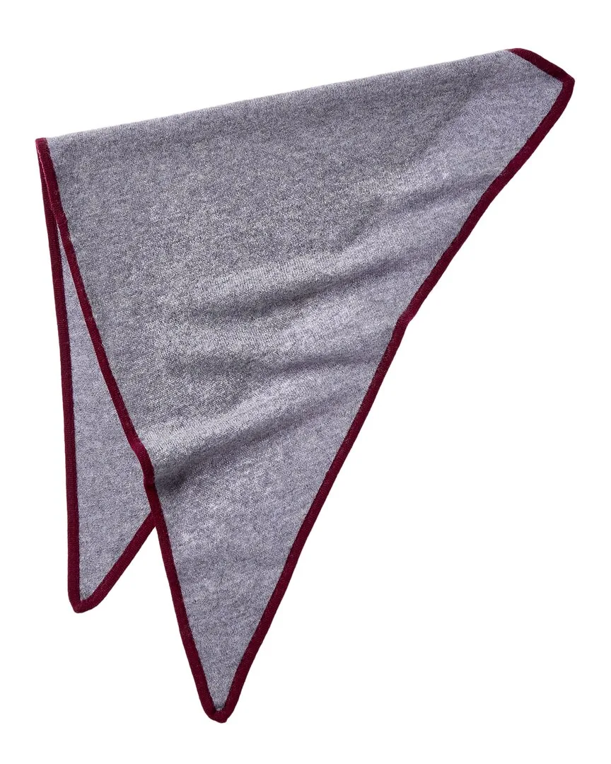 Knit Triangle Cashmere Scarf by Phenix