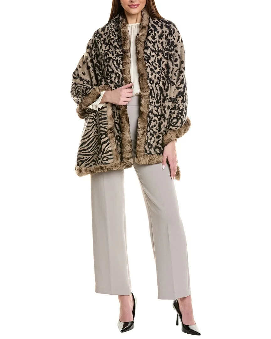 Reversible Animal Print Wrap by La Fiorentina