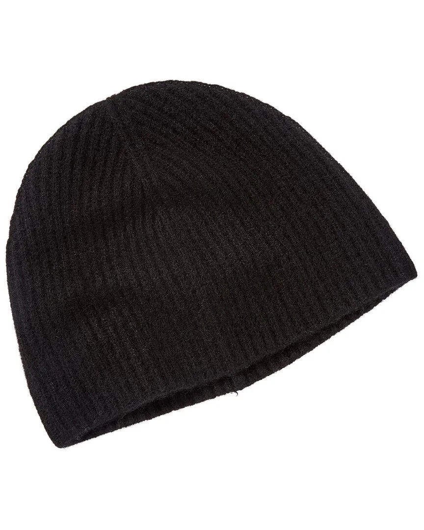 Rib Knit Cashmere Beanie by Phenix