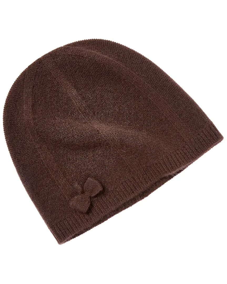 Bow Cashmere Beanie