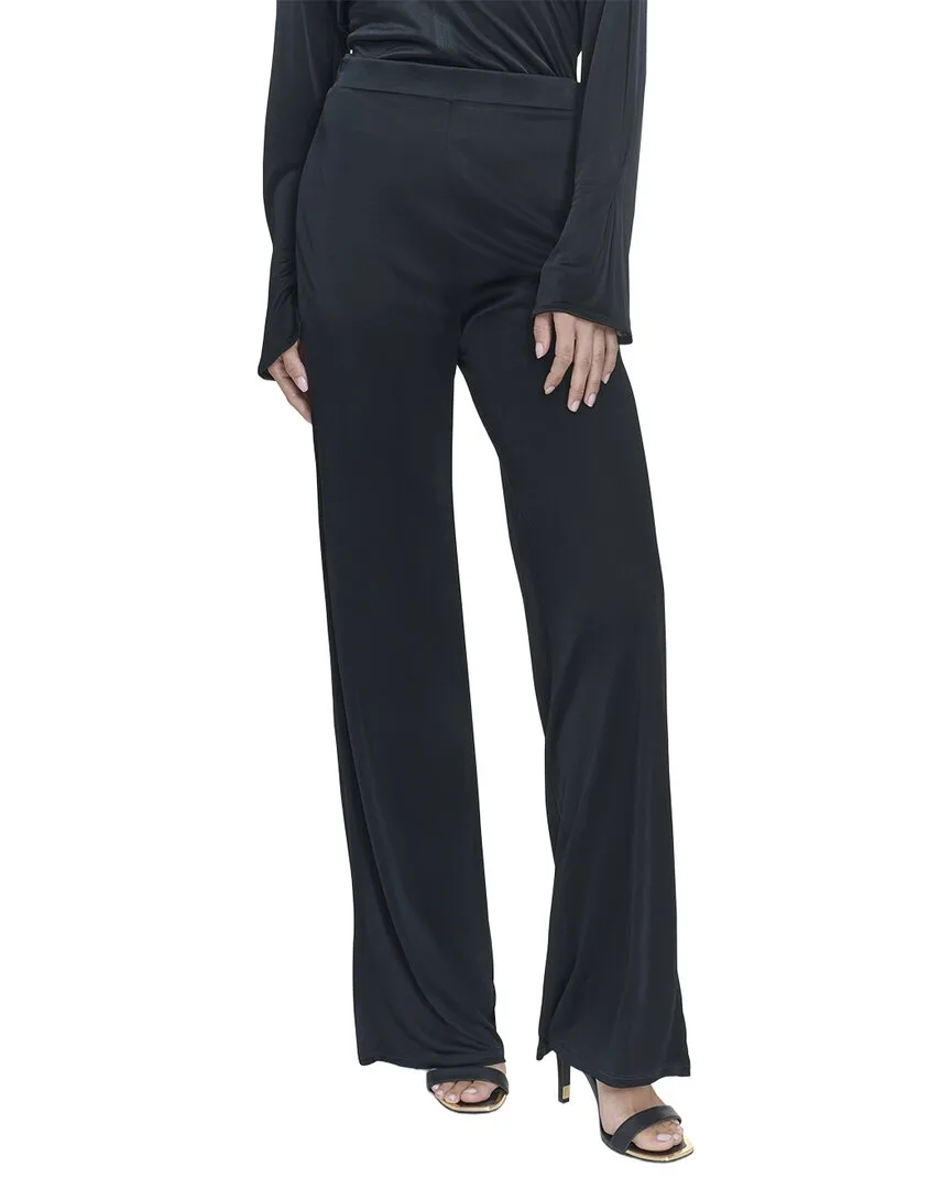 Satin Pull on Pant by Halston
