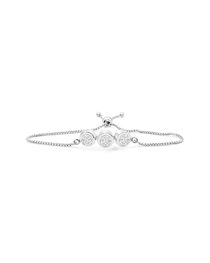 Silver 3.00 ct. tw. Lab-Grown Diamond Bracelet by Superjeweler