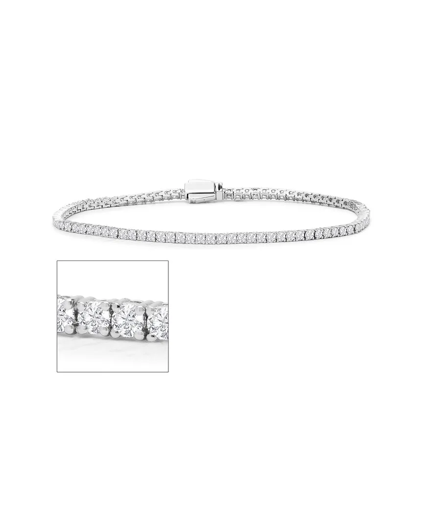 Silver 5.00 ct. tw. Lab-Grown Diamond Bracelet by Superjeweler