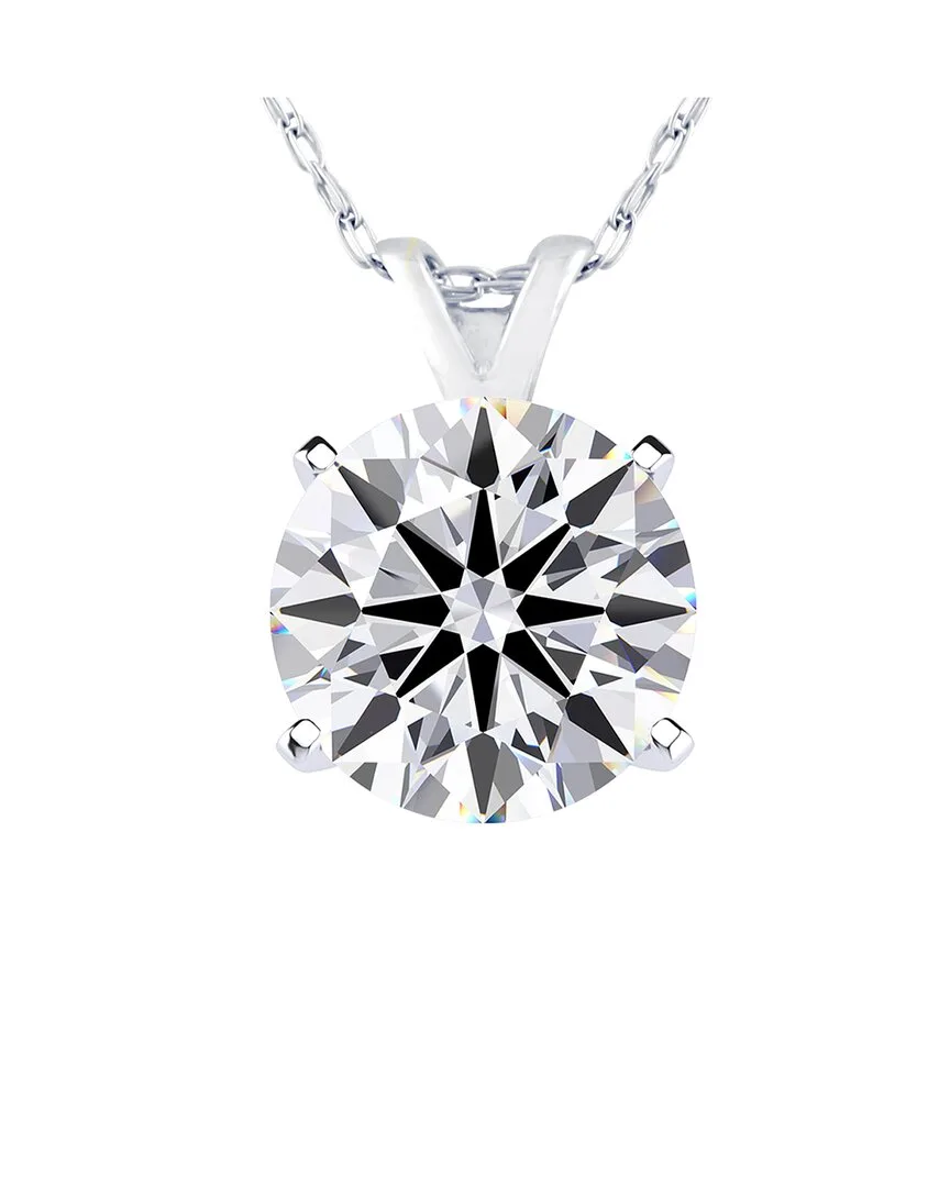 Silver 2.00 ct. tw. Lab-Grown Diamond Necklace by Superjeweler