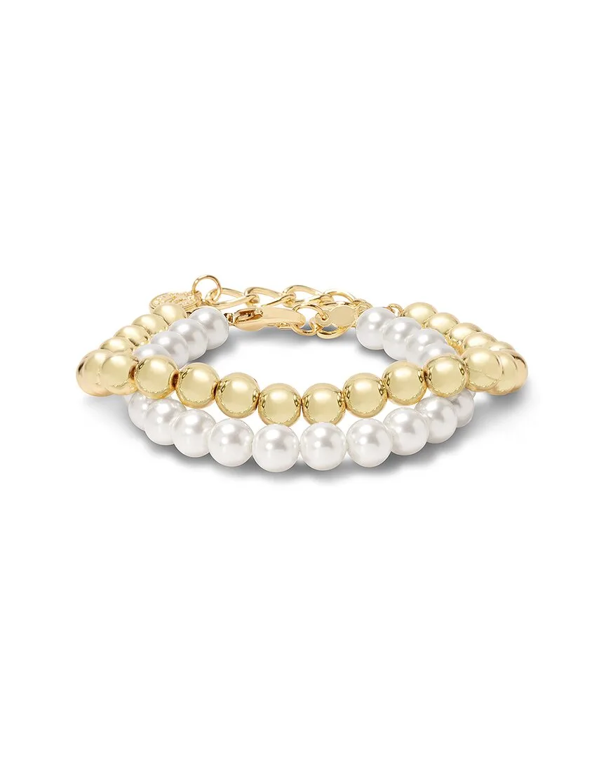 Plated 6Mm Pearl Bracelet by Martha Stewart
