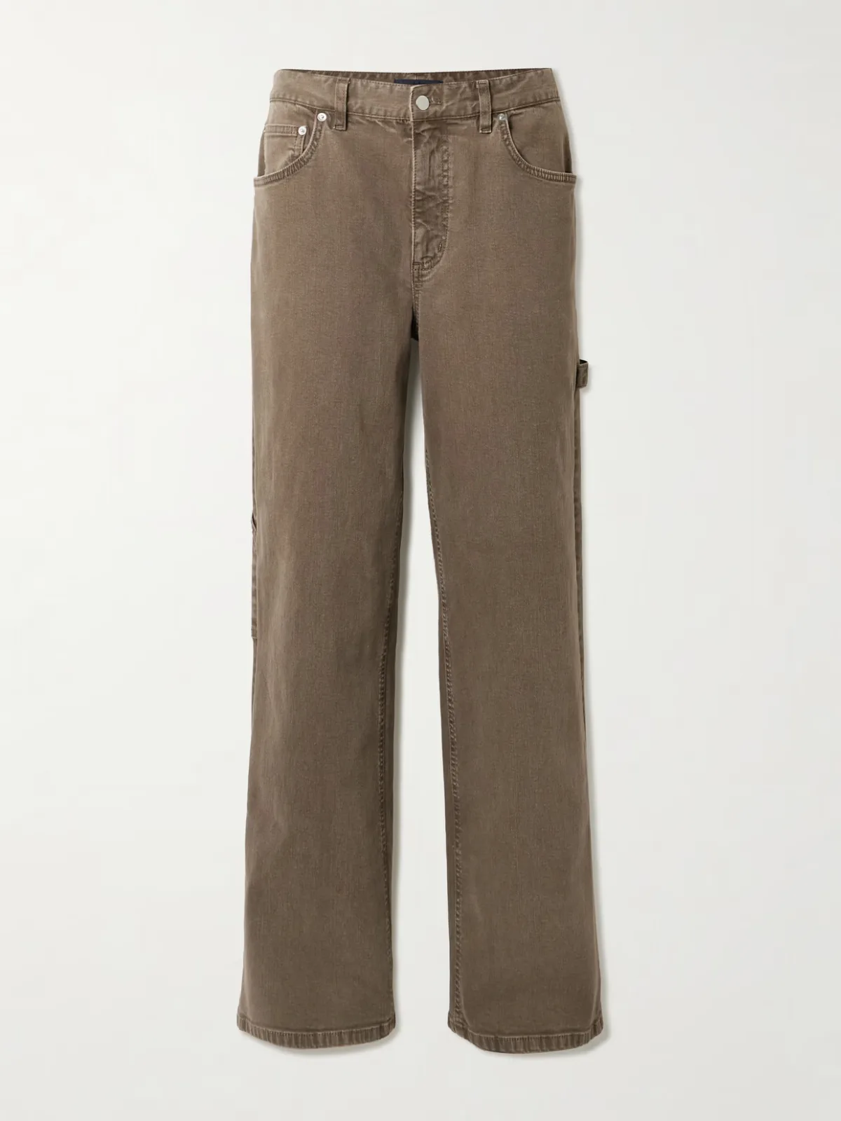 - Mid-rise Tapered Jeans -