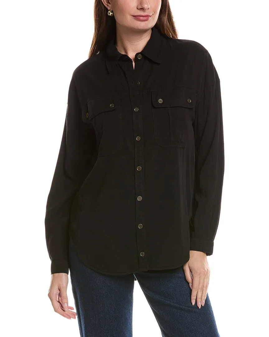 Twill Smithson Button Up Shirt by XCVI