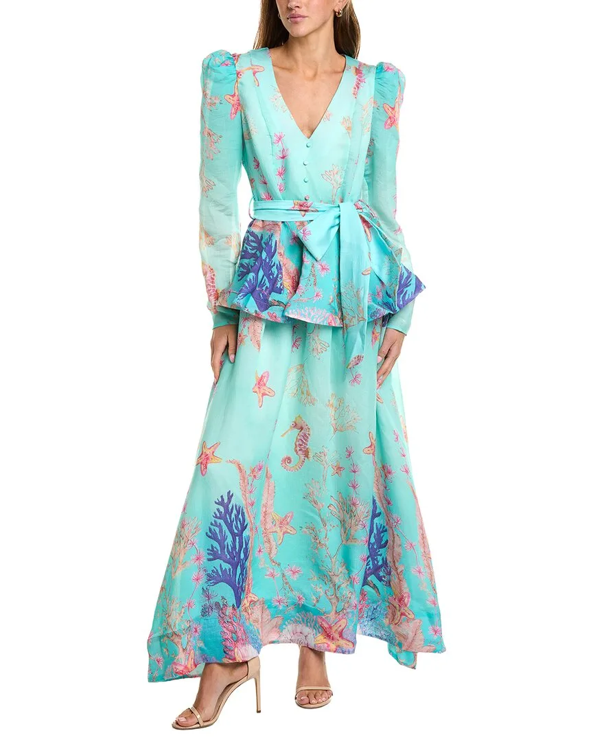 Coral Long Sleeve Dress by Elliatt