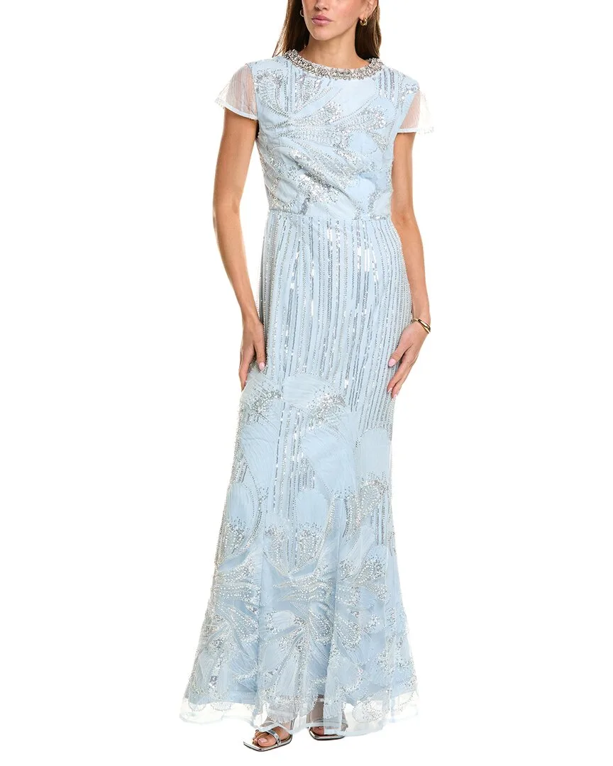 Anabelle Cap Sleeve Gown by Elliatt