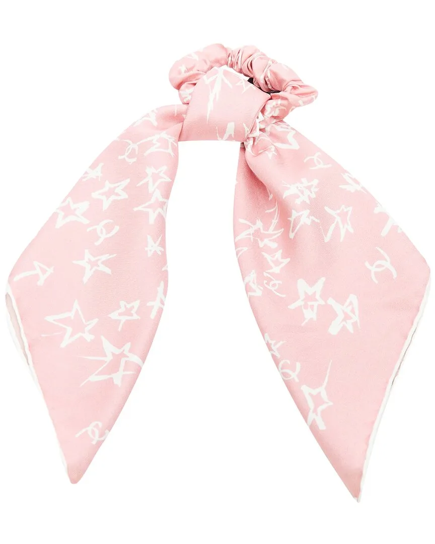 2022 Silk Logo Hair Ribbon (authentic Pre-Loved) by CHANEL