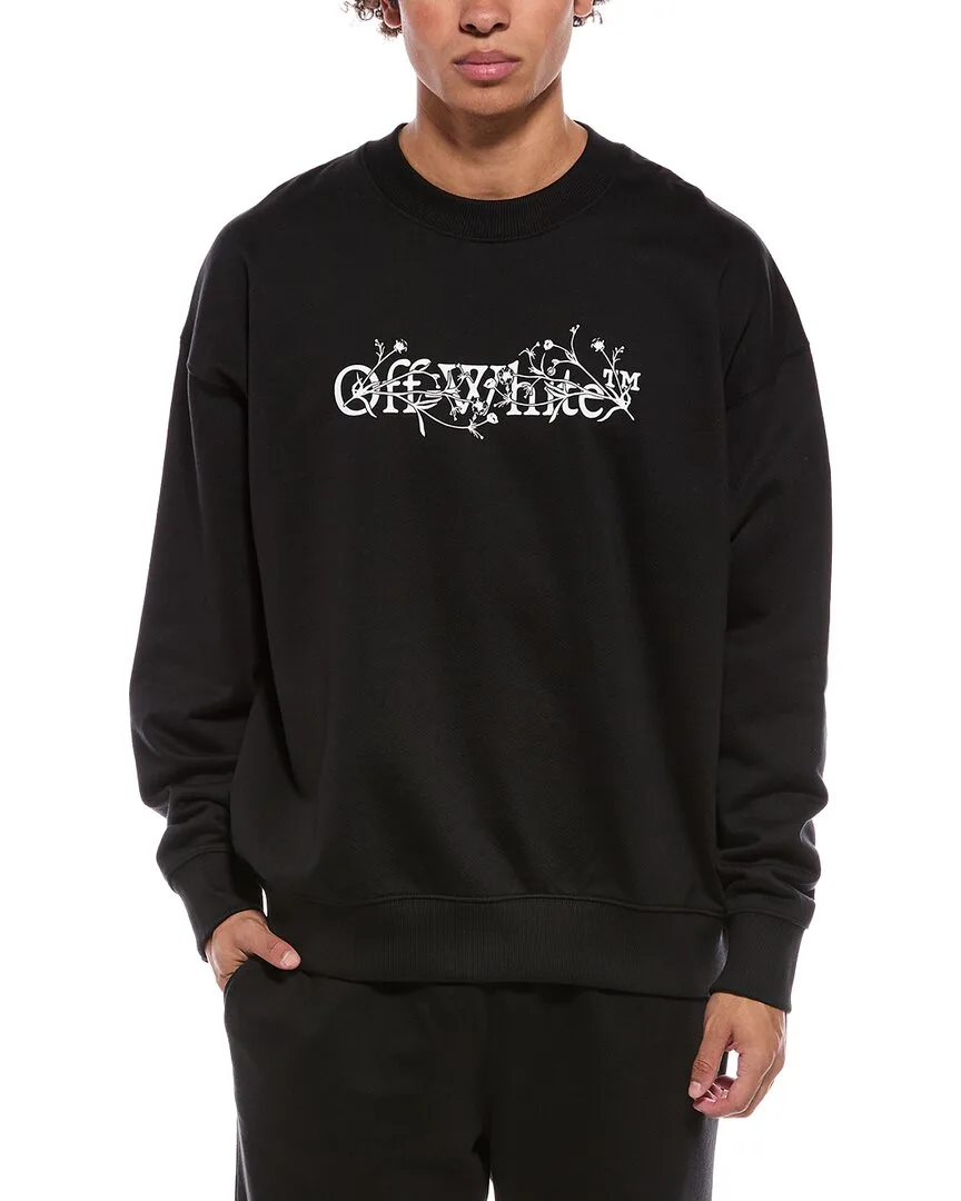 Floral Bookish Logo Sweatshirt by Off-White