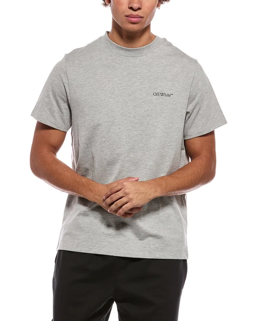 Slim Fit Marker Arrow Jersey T-Shirt by Off-White