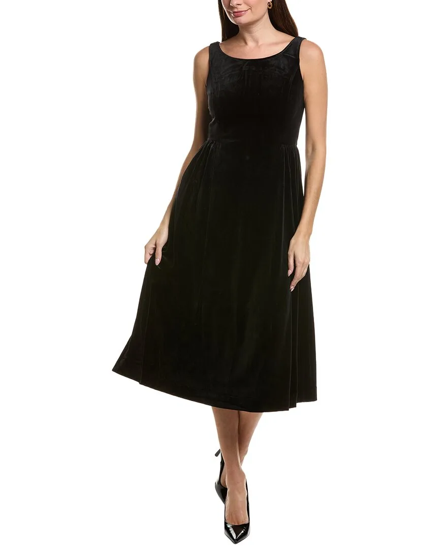 Audrey Velvet Midi Dress by Tyler Be