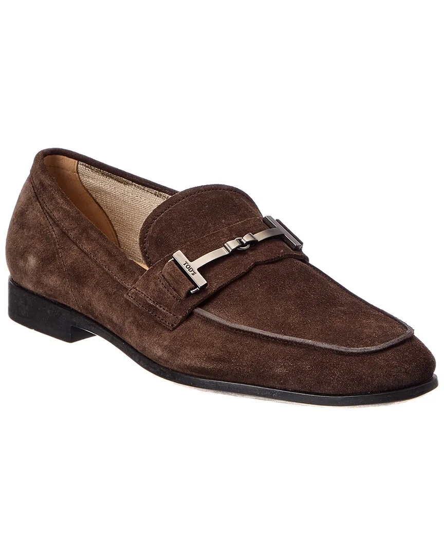Suede Loafer by Tod's