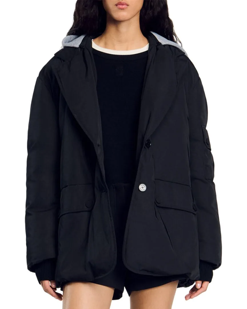 Oversize Down Jacket by Sandro
