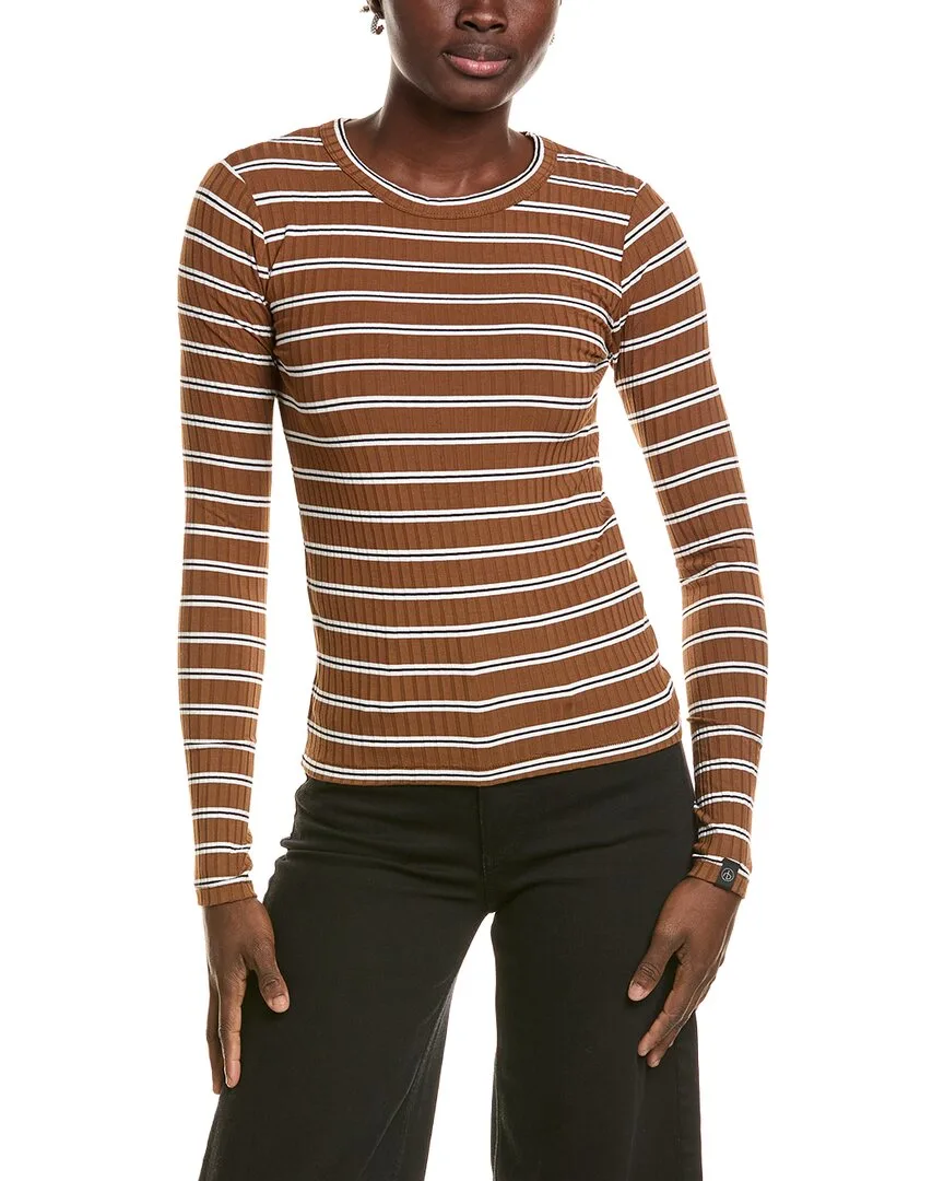 Luca Stripe Rib Top by rag & bone