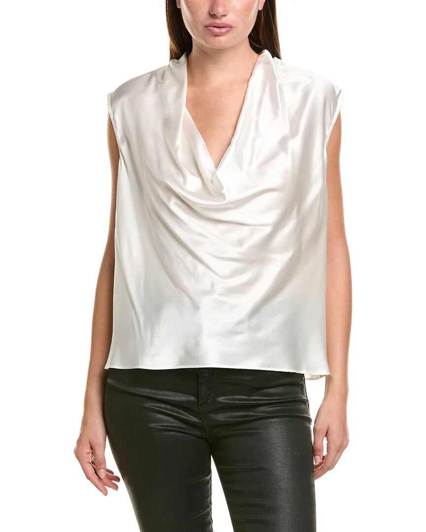 Gregory Silk-Blend Top by Ramy Brook