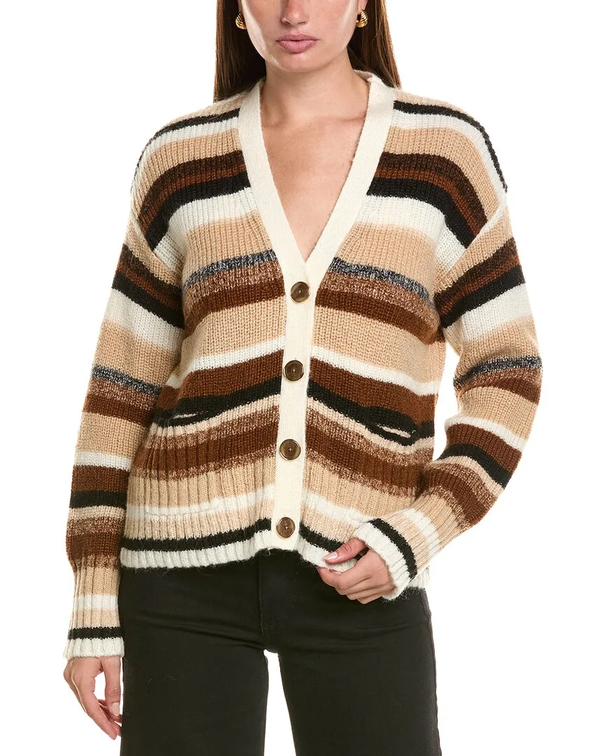 Caroline Mohair & Wool-Blend Cardigan