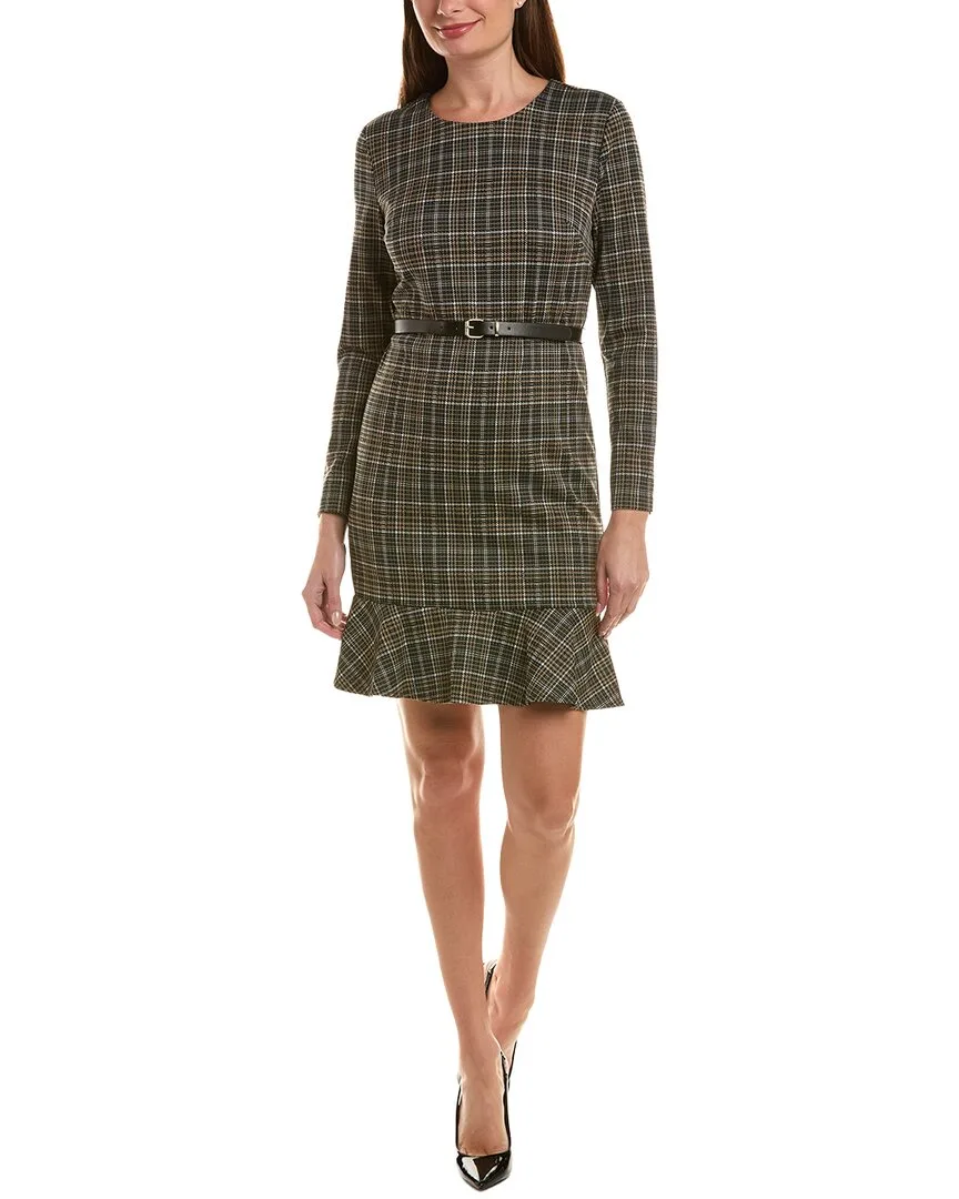 Plaid Mini Dress by Sharagano