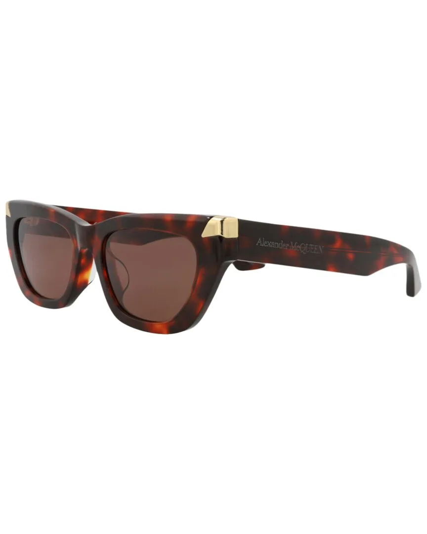 Am0440sa 53Mm Sunglasses by Alexander McQueen