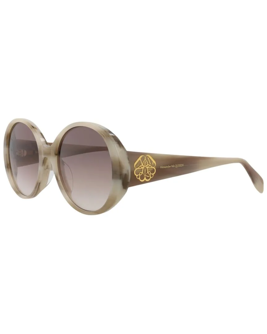 Am0285s 57Mm Sunglasses by Alexander McQueen