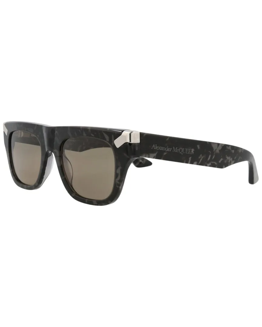 Am0441s 51Mm Sunglasses by Alexander McQueen