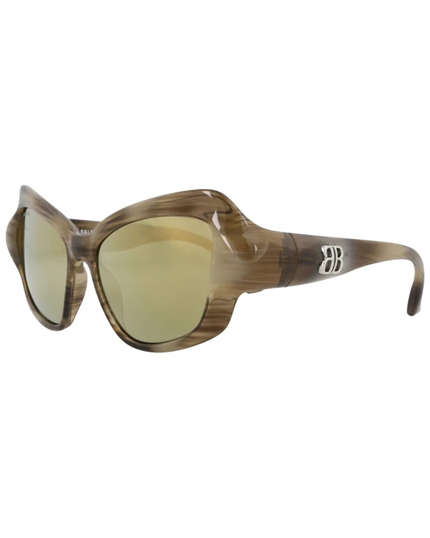 Bb0353s 58Mm Sunglasses by Balenciaga